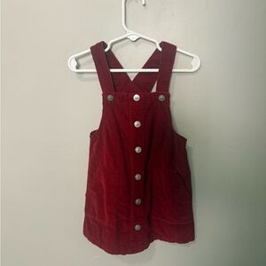 Wonder Nation Corduroy Overall Dress